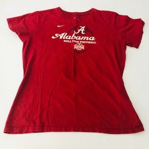 Alabama Nike Large T-shirt Womens Slim Roll Tide